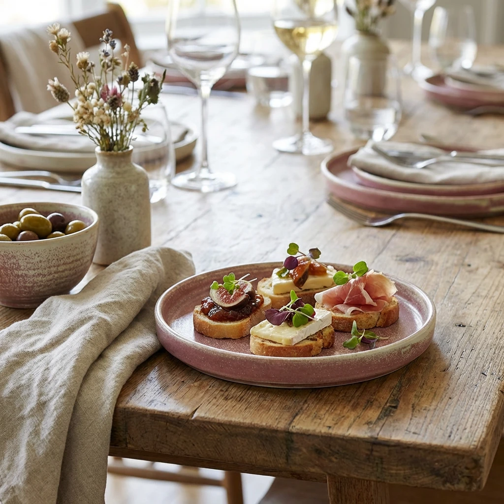 Terra Porcelain Rose Presentasjonstallerken 18 cm PR-PRS18 by Genware color Svart