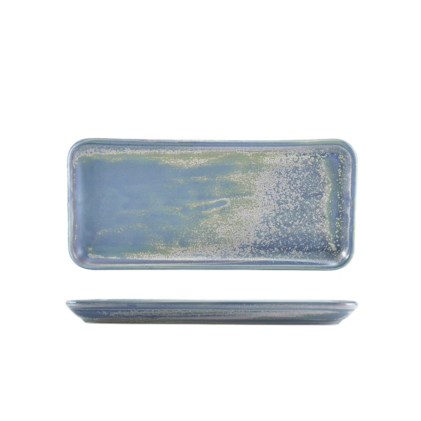 Terra Porcelain Seafoam Smalt rektangulært fat 27 x 12,5 cm NR-PSF27 by Genware color Svart