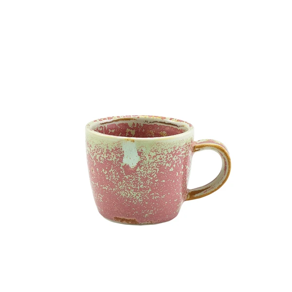 Terra Porcelain Rose Espressokopp 9 cl/3 oz CUP-PRS9 by Genware color Svart