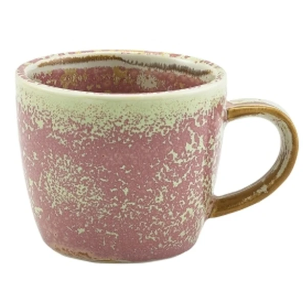 Terra Porcelain Rose Espressokopp 9 cl/3 oz CUP-PRS9 by Genware color Svart