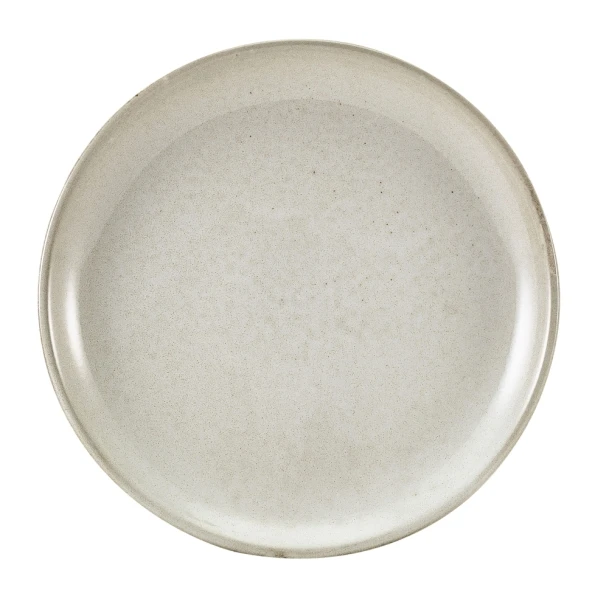 Terra Porcelain Grey Coupe tallerken 24 cm CP-PG24 by Genware color Svart