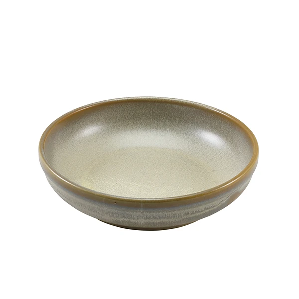 Terra Porcelain Matt Grå Coupe Skål 20 cm CB-PMG20 by Genware color Svart