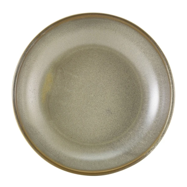 Terra Porcelain Matt Grå Coupe Skål 20 cm CB-PMG20 by Genware color Svart