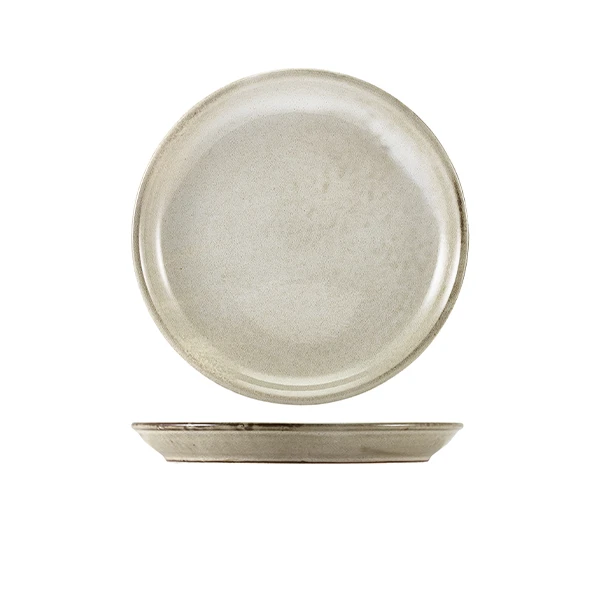 Terra Porcelain Grey Coupe-tallerken 19 cm CP-PG19 by Genware color Svart