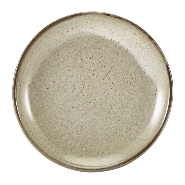 Terra Porcelain Grey Coupe-tallerken 19 cm CP-PG19 by Genware color Svart