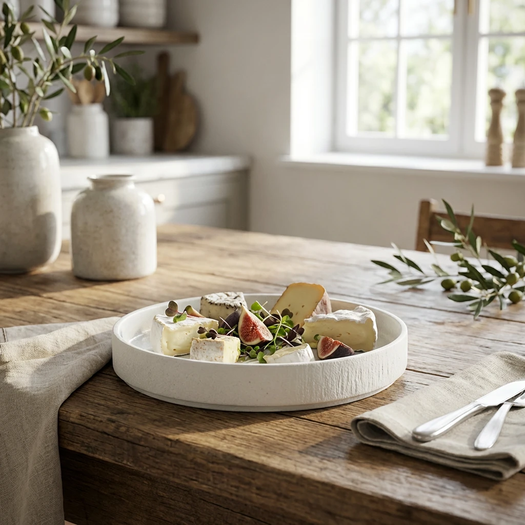 Incise Porcelain Lucine Presentasjonsfat 20 cm PR-PLC20 by Genware color Svart