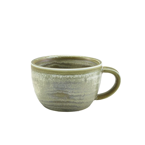 Terra Porcelain Matt Grå kaffekopp 28,5 cl/10 oz CUP-PMG28 by Genware color Svart