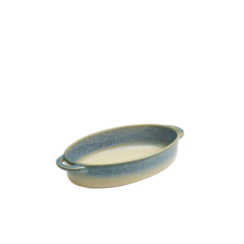 Forge Coast Stoneware Ovalt fat 17,5 x 11,5 x 4 cm CT-OD18C by Genware color Svart