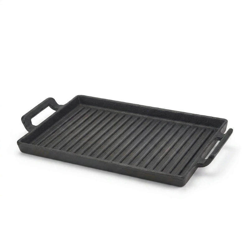 GenWare Cast Iron Panne 21,5 x 15 cm C2215 by Genware color Svart