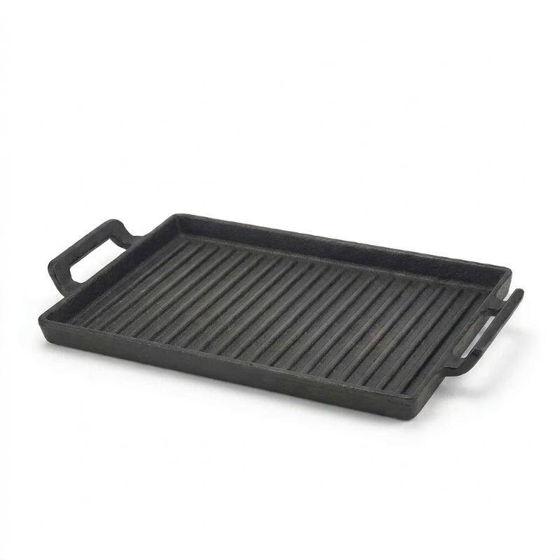 GenWare Cast Iron Panne 21,5 x 15 cm C2215 by Genware color Svart