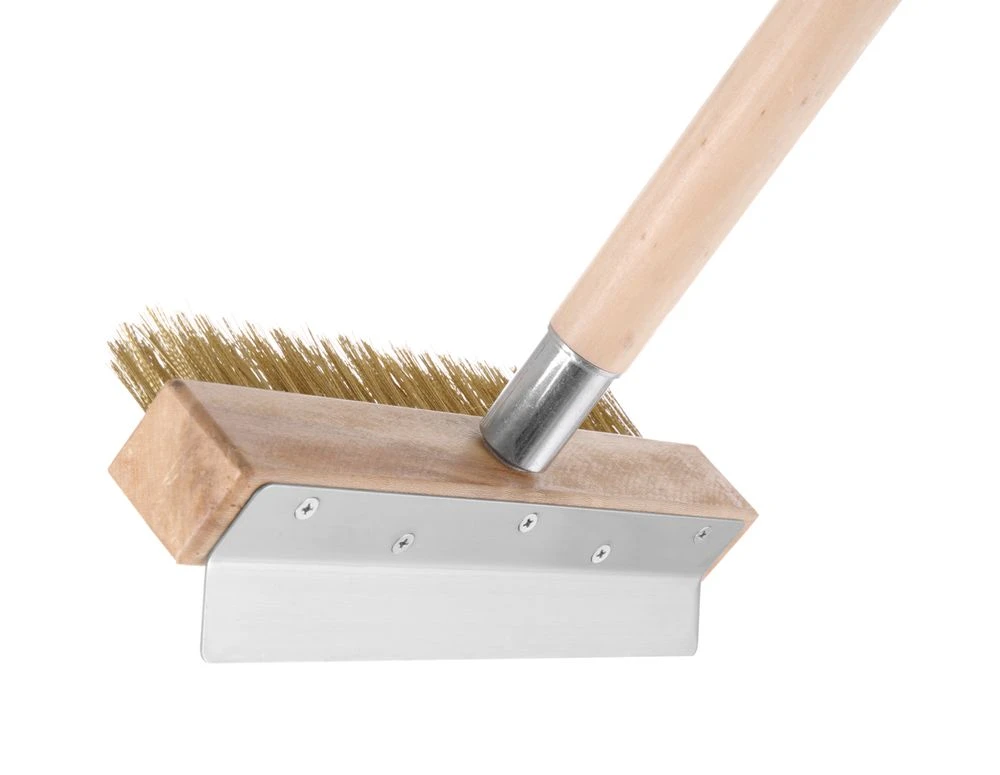 Hendi pizzaovnbørste med messingskrape 525630 by Hendi color Svart