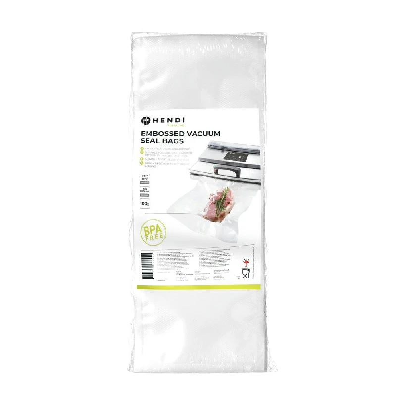 Hendi vakuumposer med struktur 150x400 mm 297421 by Hendi color Svart