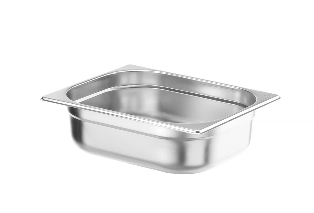 Hendi GN 1/2 Kantine Rustfritt Stål 100 mm 800331 by Hendi color Svart