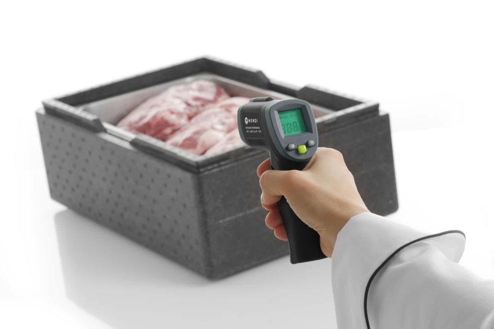 Hendi Infrarødt Termometer Plast 271148 by Hendi color Svart
