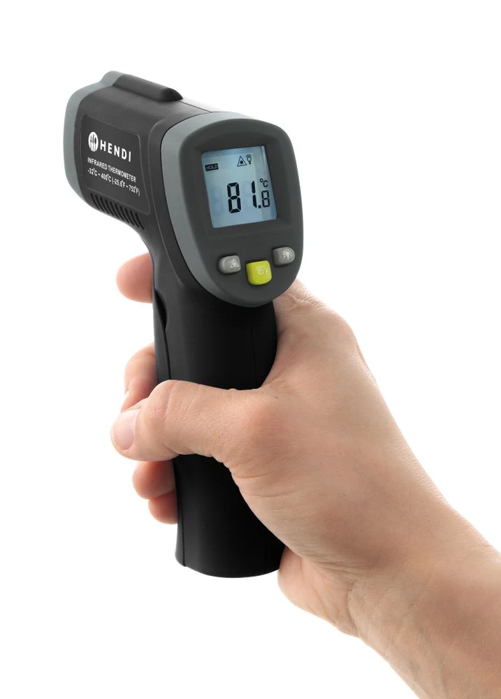 Hendi Infrarødt Termometer Plast 271148 by Hendi color Svart