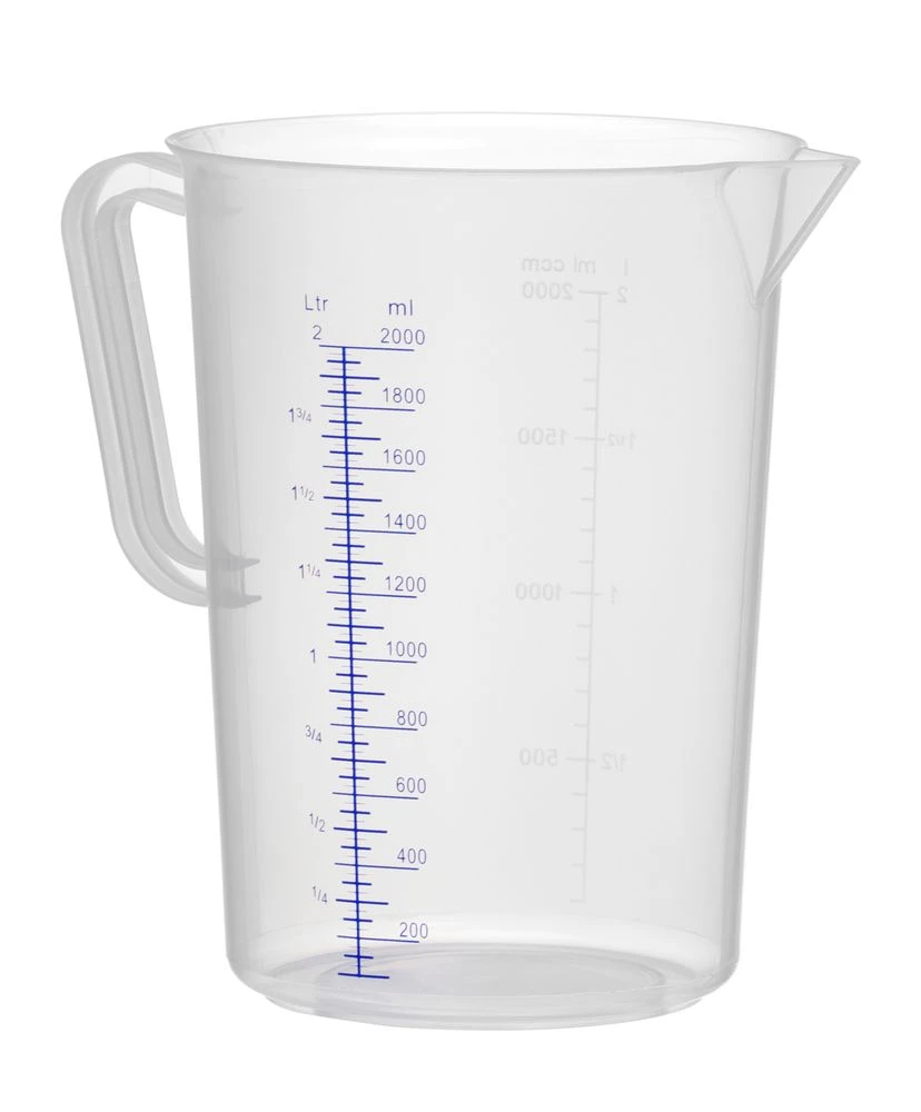 Hendi Målekanne Polypropylen Plast 2L 567302 by Hendi color Svart