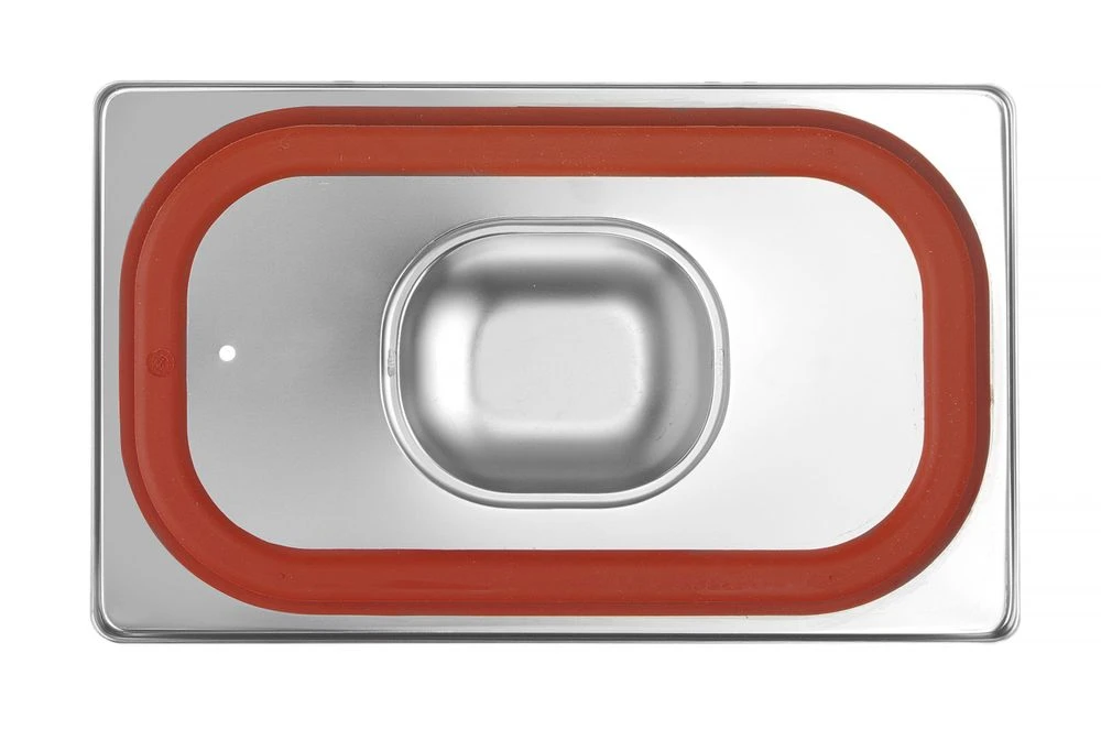 Hendi GN-lokk GN 1/4 med silikontetning rustfritt stål 802649 by Hendi color Svart