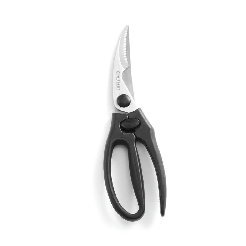 Hendi Fjærkresaks Sort plast/stål 24cm 856314 by Hendi color Svart