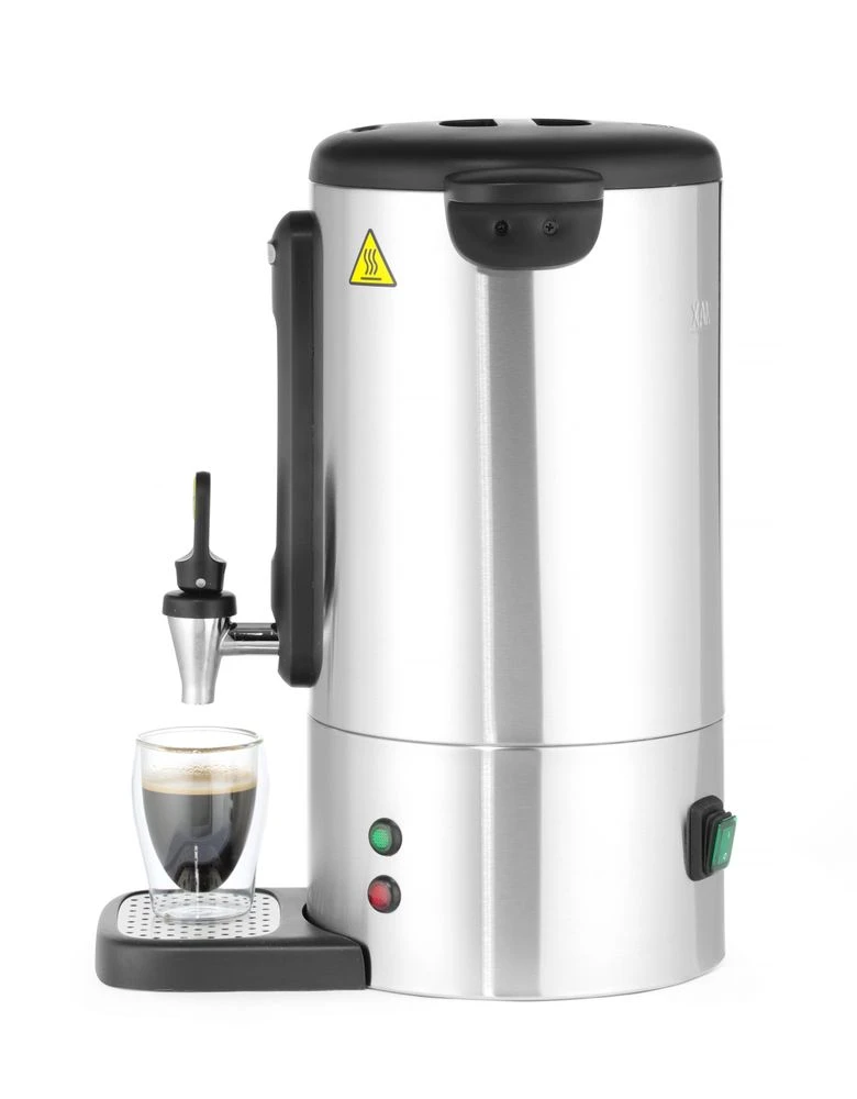 Hendi UNIQ Perkolator Kaffemaskin Sølv 7L 211434 by Hendi color Svart