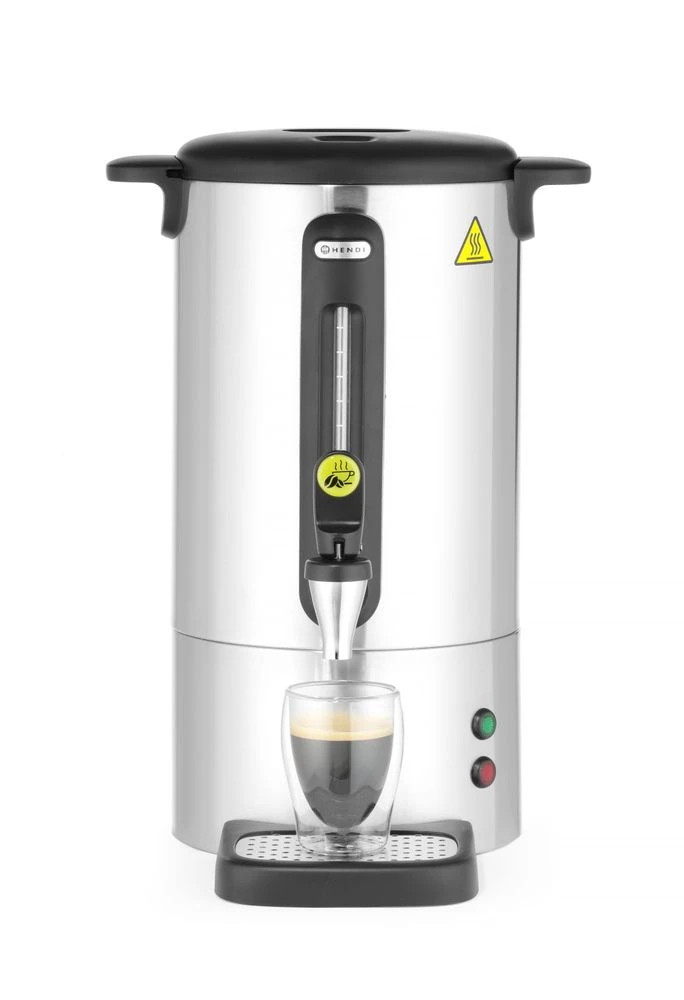 Hendi UNIQ Perkolator Kaffemaskin Sølv 7L 211434 by Hendi color Svart