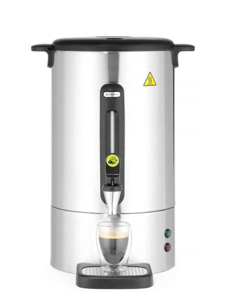 Hendi UNIQ Perkolator Kaffemaskin 14L Sølv 211441 by Hendi color Svart