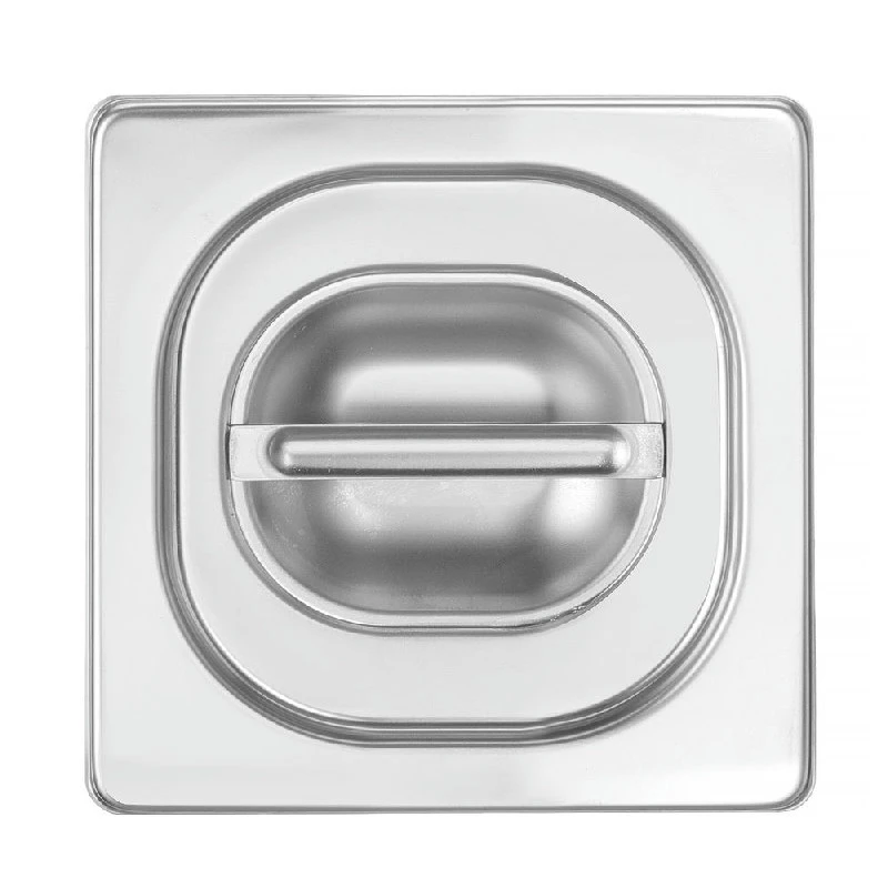 Hendi GN-lokk med silikonmembran rustfritt stål GN 1/6 802656 by Hendi color Svart
