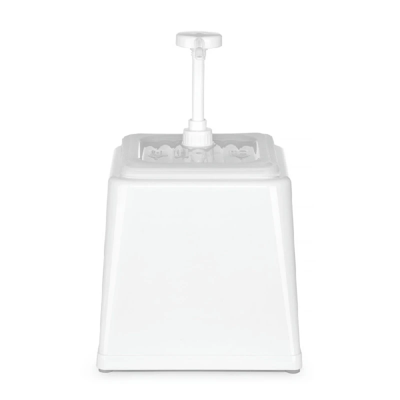 Hendi Sausedispenser med pumpe Hvit Plast 203545 by Hendi color Svart