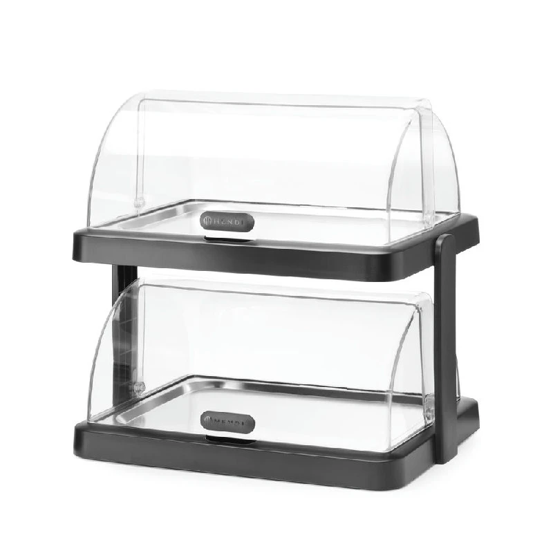 Hendi UNIQ Duo Kjøledisplay Roll Top Svart 871812 by Hendi color Svart