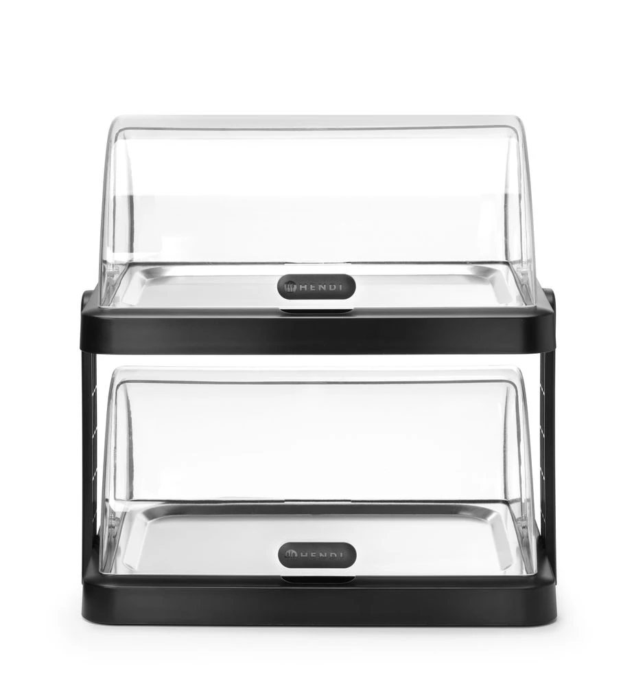 Hendi UNIQ Duo Kjøledisplay Roll Top Svart 871812 by Hendi color Svart