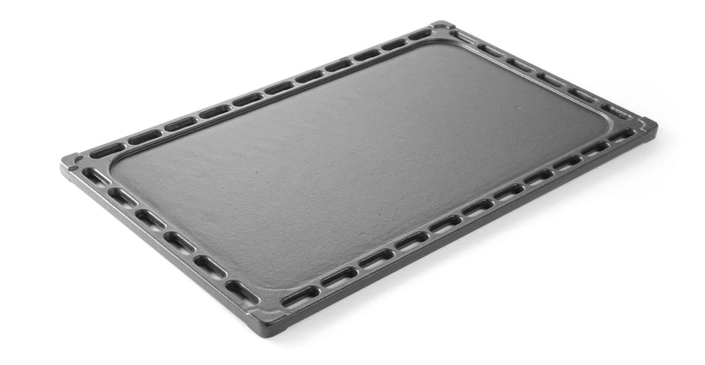 Hendi Grillplate i støpejern 932001 by Hendi color Svart