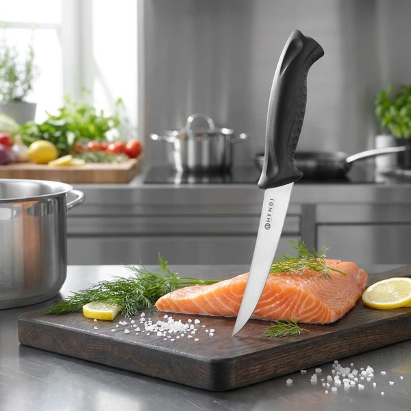 Hendi Filetkniv med Sort Skaft i Rustfritt Stål 844434 by Hendi color Svart