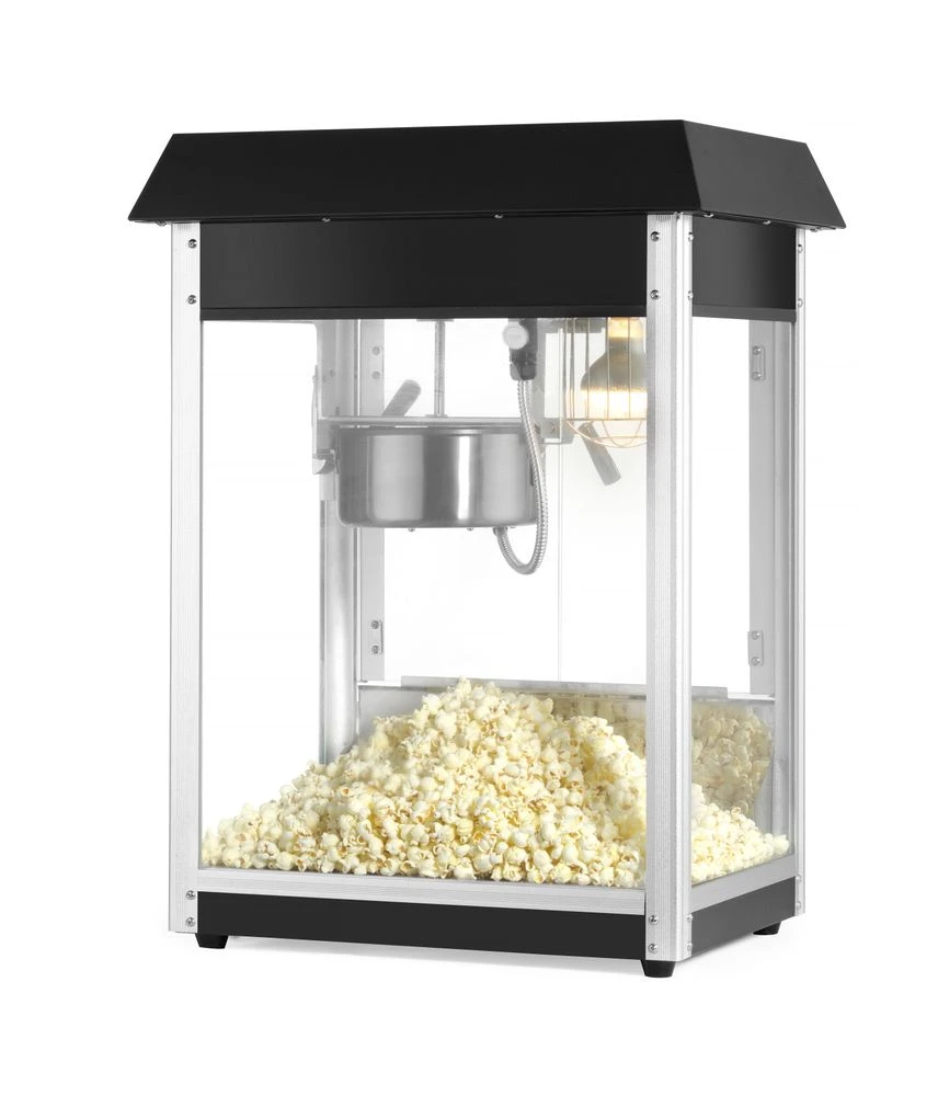 Hendi Popcornmaskin Sort Metall og Glass 282762 by Hendi color Svart