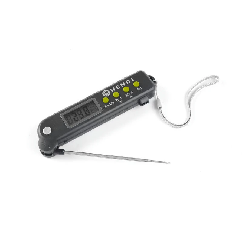 Hendi Steketermometer med foldbar sonde 1 stk 271308 by Hendi color Svart