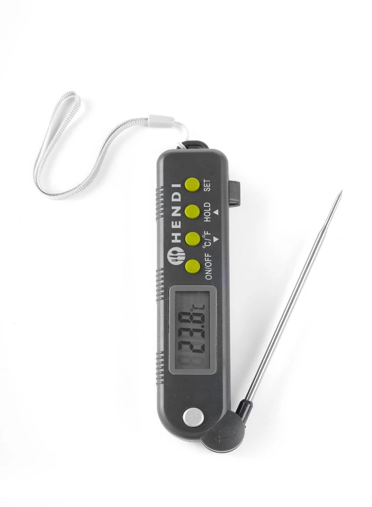 Hendi Steketermometer med foldbar sonde 1 stk 271308 by Hendi color Svart