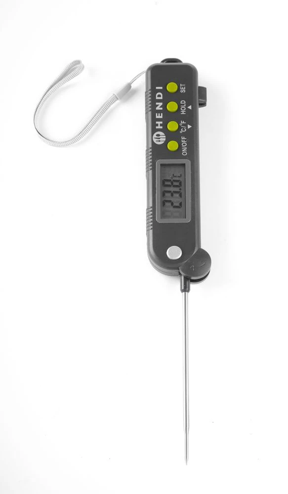 Hendi Steketermometer med foldbar sonde 1 stk 271308 by Hendi color Svart