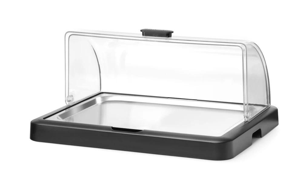 Hendi Duo UNIQ Kjøledisplay med Roll-top-lokk Svart 871805 by Hendi color Svart