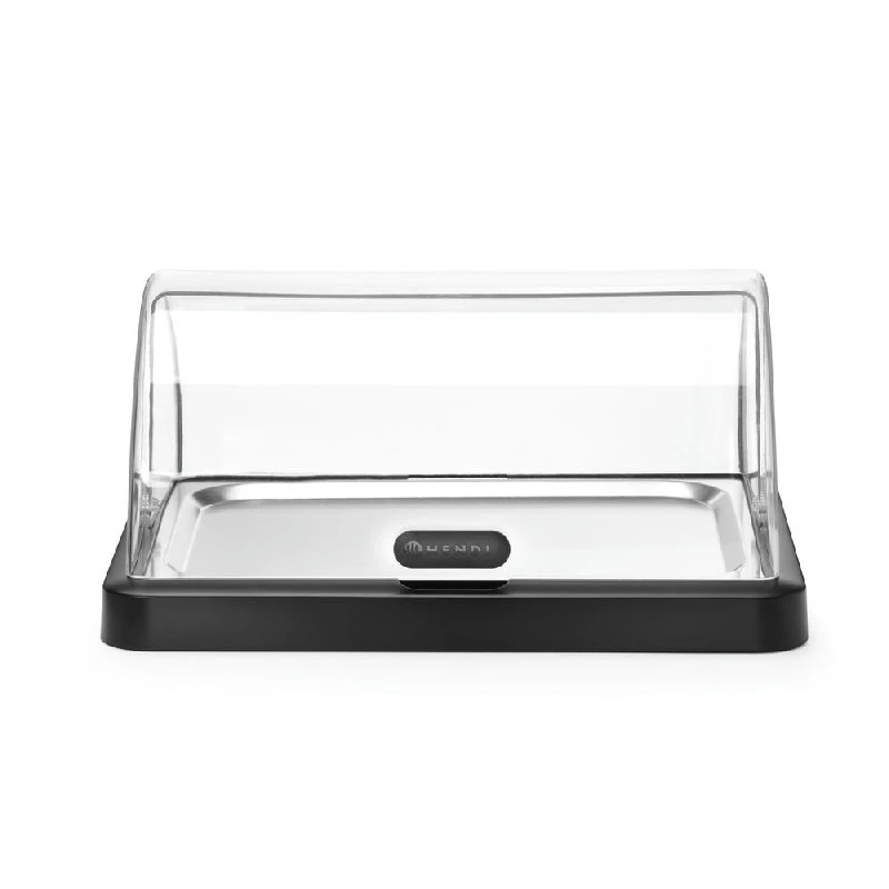 Hendi Duo UNIQ Kjøledisplay med Roll-top-lokk Svart 871805 by Hendi color Svart