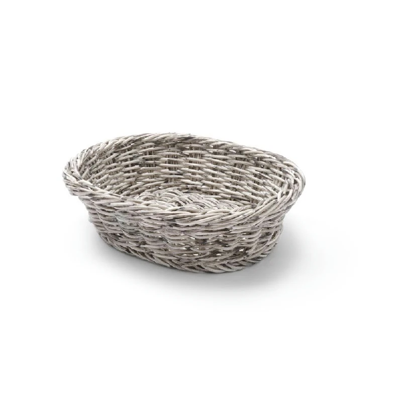 Hendi Brødkurv Oval Lysegrå Plast 25x19cm 426616 by Hendi color Svart