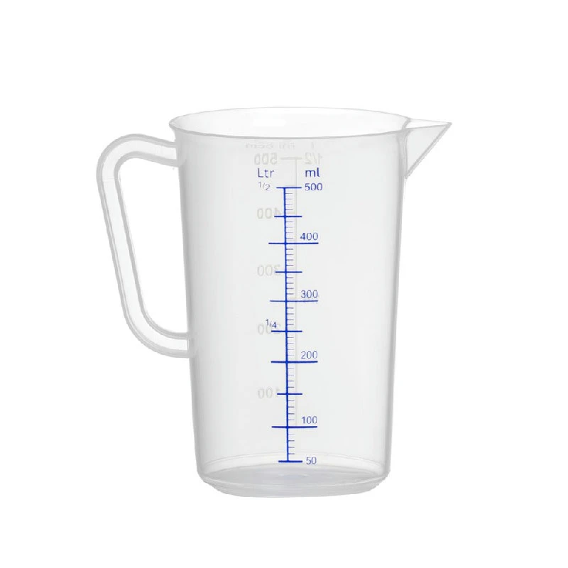 Hendi Målekanne 0,5L Polypropylen Plast 567104 by Hendi color Svart