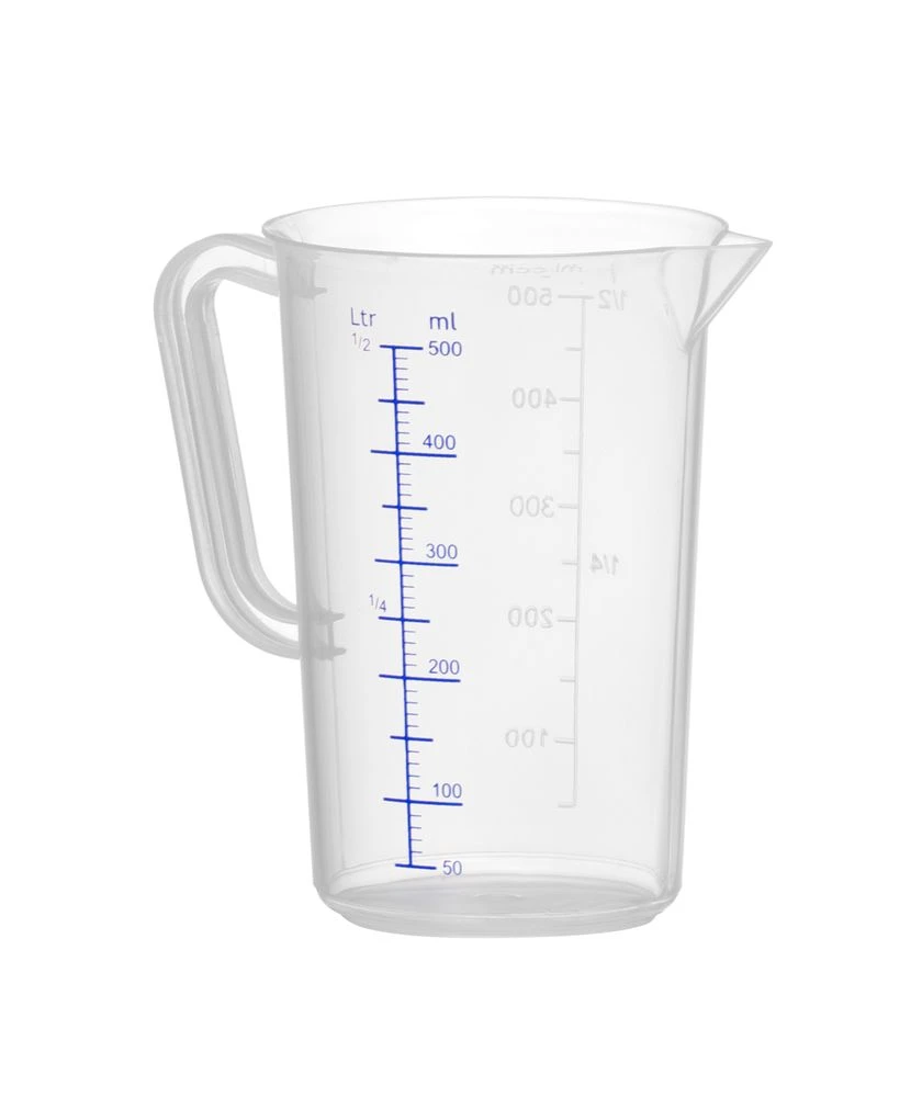 Hendi Målekanne 0,5L Polypropylen Plast 567104 by Hendi color Svart