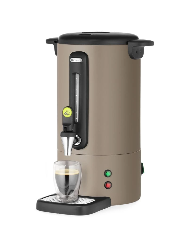 Hendi UNIQ Perkolator Kaffetrakter 7L - Taupe 211564 by Hendi color Svart
