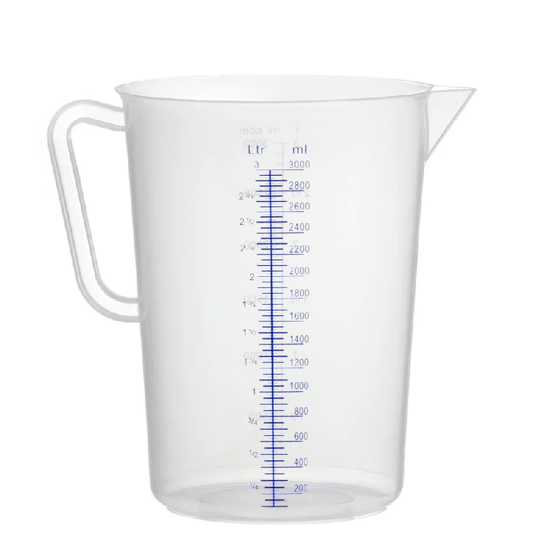 Hendi Målebeger Polypropylen 3L 567401 by Hendi color Svart