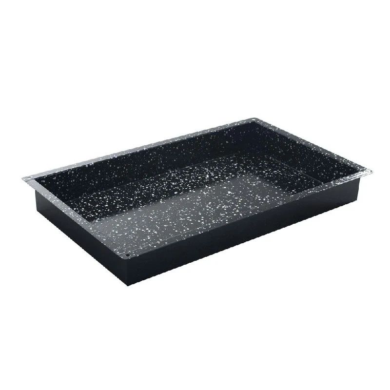 Hendi Bakeplate GN 2/1 Non-stick-belegg Sort Metall 890158 by Hendi color Svart