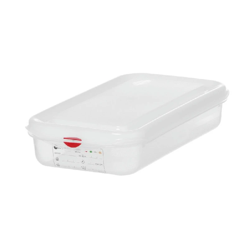 Hendi GN 1/3 Kantine Polypropylen Transparent 65 mm 873229 by Hendi color Svart