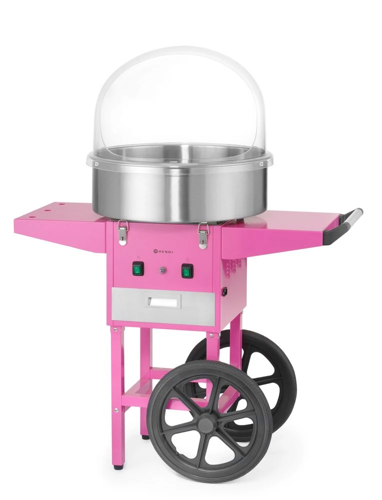 Hendi Sukkerspinnmaskin Rosa Metall 282809 by Hendi color Svart