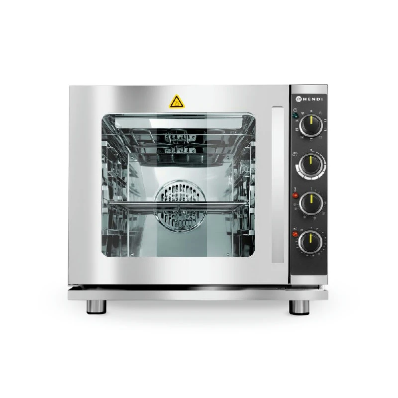 Hendi Kombiovn med Grill 4x GN 2/3 Stål og Glass 225929 by Hendi color Svart