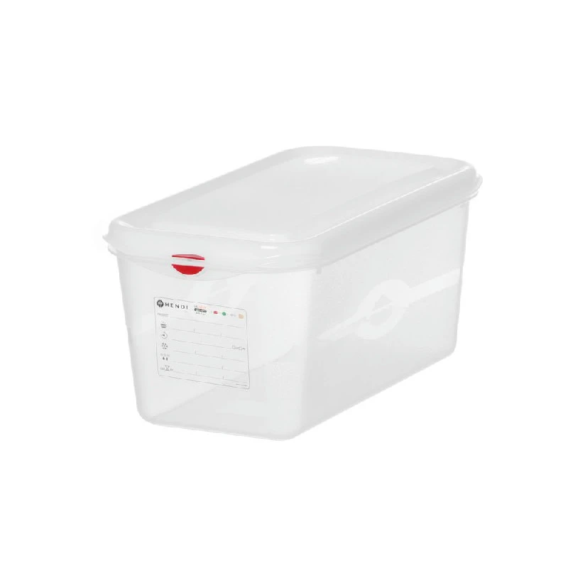 Hendi GN 1/3 Kantine Polypropylen Transparent 873243 by Hendi color Svart