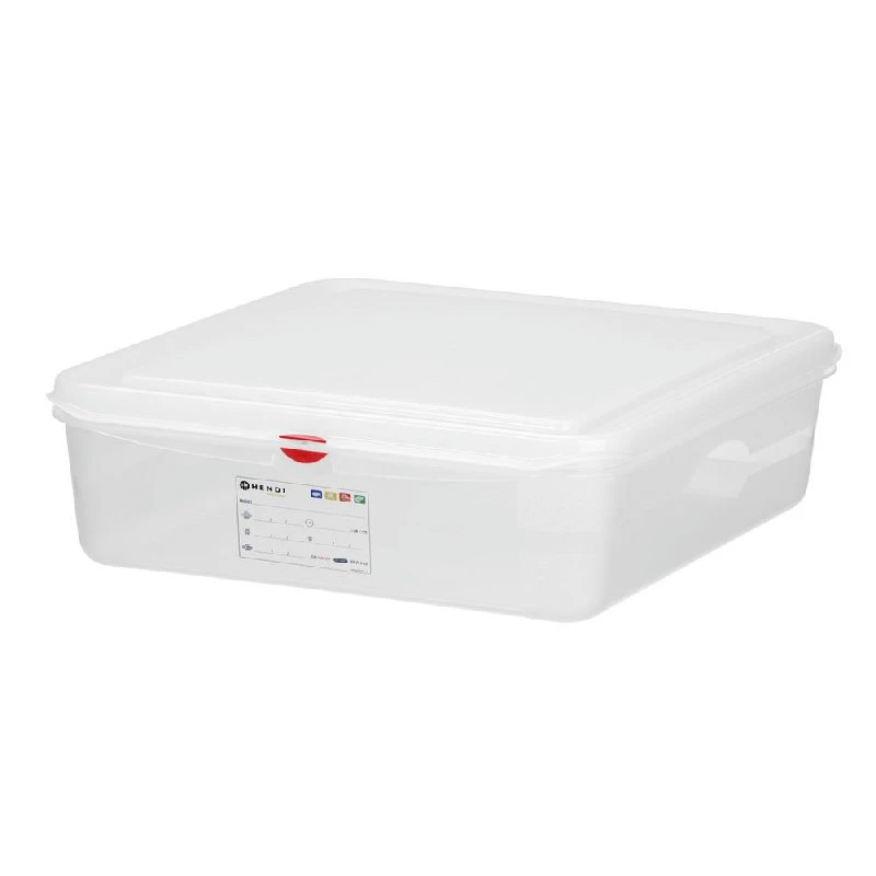 Hendi GN 1/1 Kantine Polypropylen Transparent 873342 by Hendi color Svart