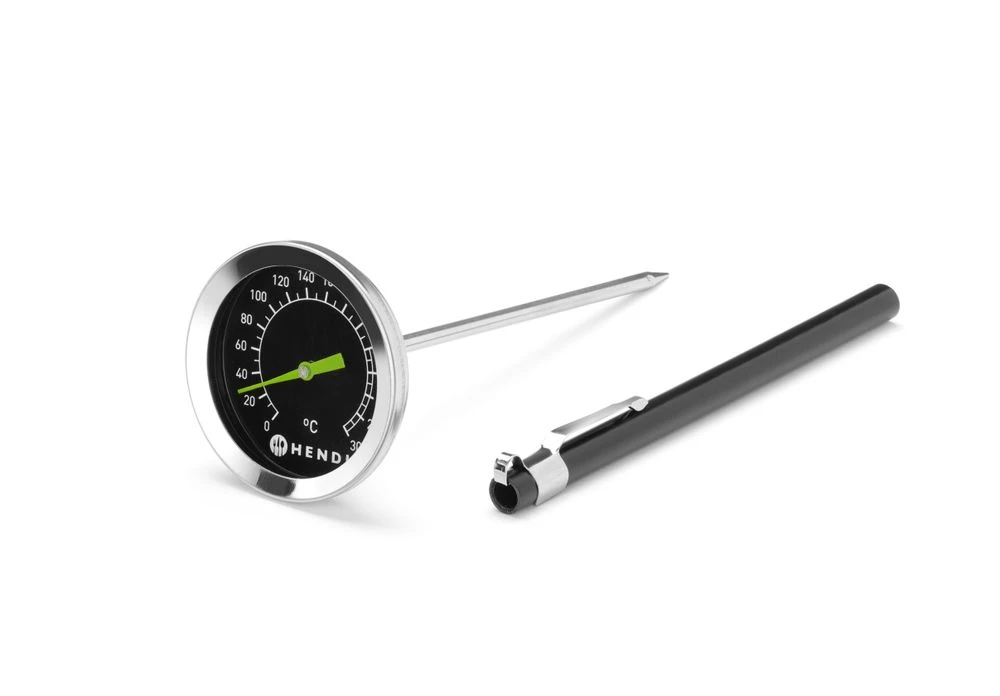 Hendi analogt termometer i glass og metall 271384 by Hendi color Svart