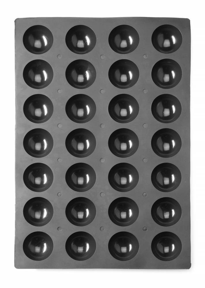 Hendi Silikonform Halvkuler til Baking og Dessert 677216 by Hendi color Svart